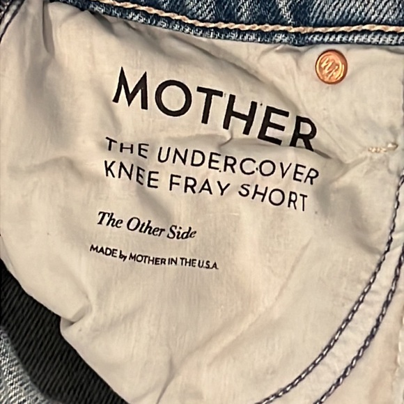 Mother undercover knee fray short the other side wash 23 - Picture 3 of 8